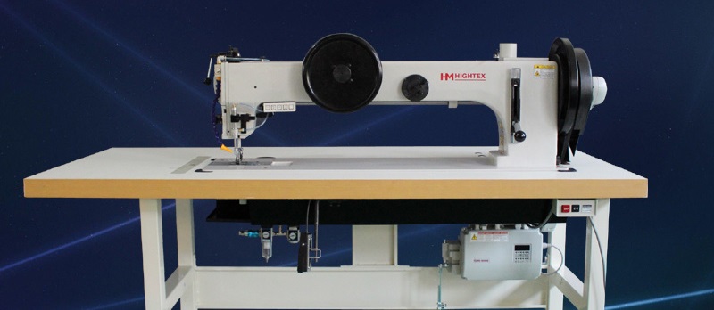 204-76-370 Máquina de coser triple arrastre brazo largo para muebles tapizados