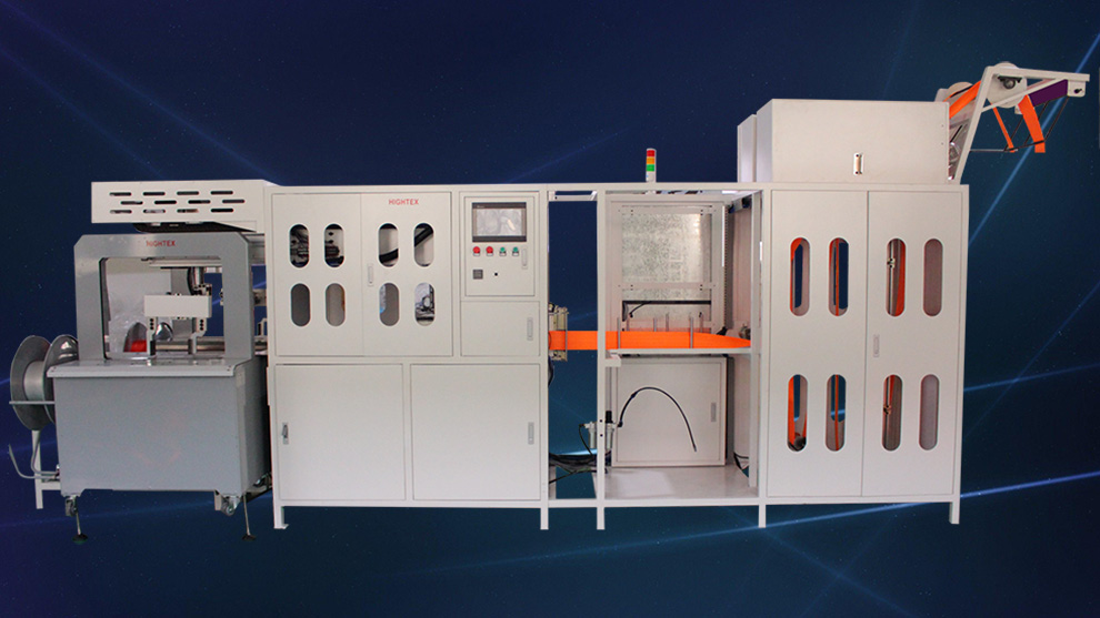 828-UV60-WPS Máquina automática para medir, corte y enrollar cinchas de amarre
