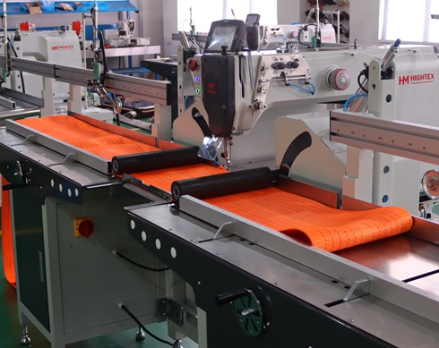 WEB911 Máquina de coser totalmente automatizada para fábrica eslingas textiles